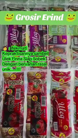 Sambel Ulek Finna Rasanya Enak, Pedasnya Pas Dilidah & Bikin Nagih  Pemesanan & Harga hub ☎ Owner : 0823 - 7313 - 4281 ( Slow Respon ) Adm : 0813 - 6987 - 5682 📍Jl.Karimun Jawa Perumdam 3  Jl.Kemuning No.2 Block C  Sukarame Bandar Lampung 📌 Maps : Grosir Erind