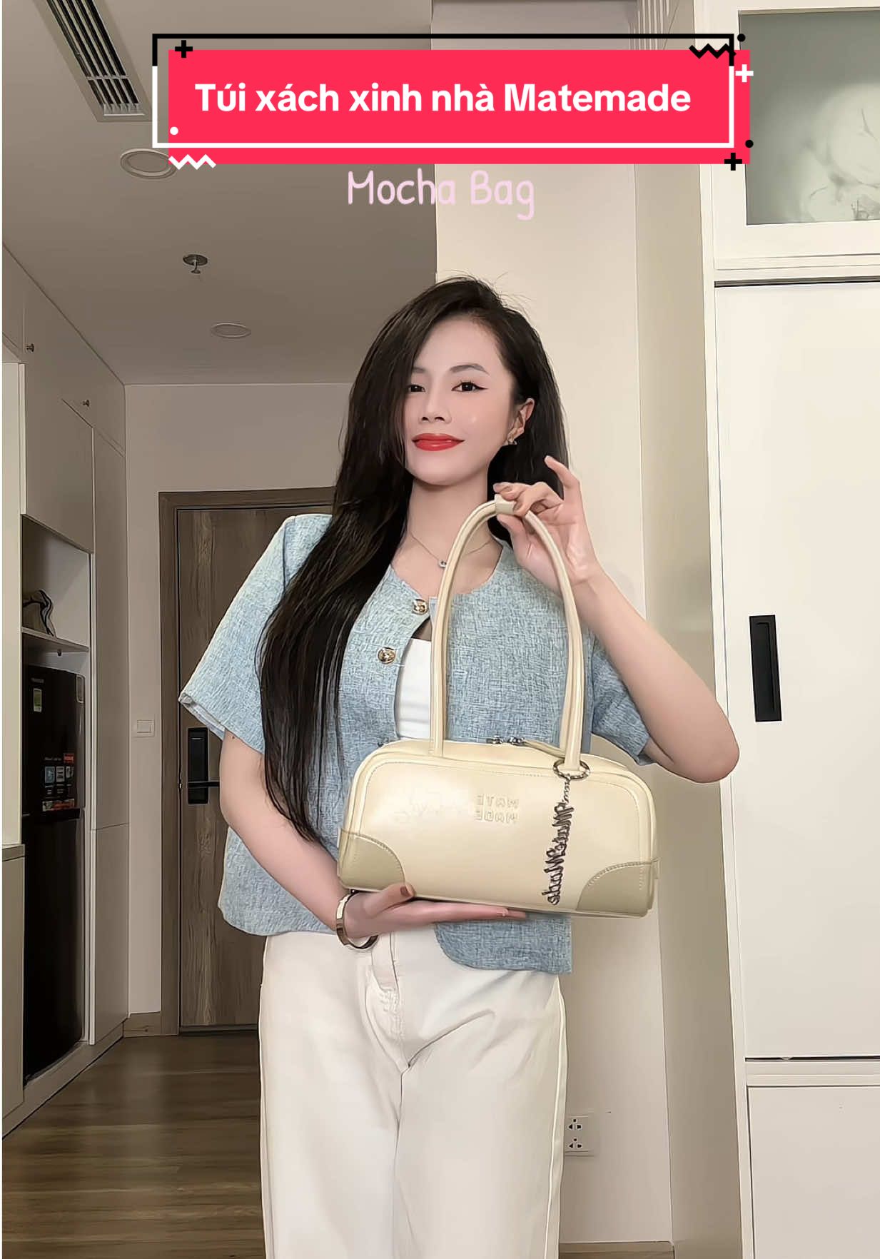 Chiếc túi đơn giản mà xinh sang, nhẹ nhàng đúng style kiểu Hàn ý #tuixachnu #tuixachdep #matemade #tuideovai #tuixach 