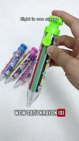 8 in 1 Retractable Multicolor Press Crayons✨ Available sa aking yellow basket 🥰 #crayon #fyp #meme #colors #intuition     
