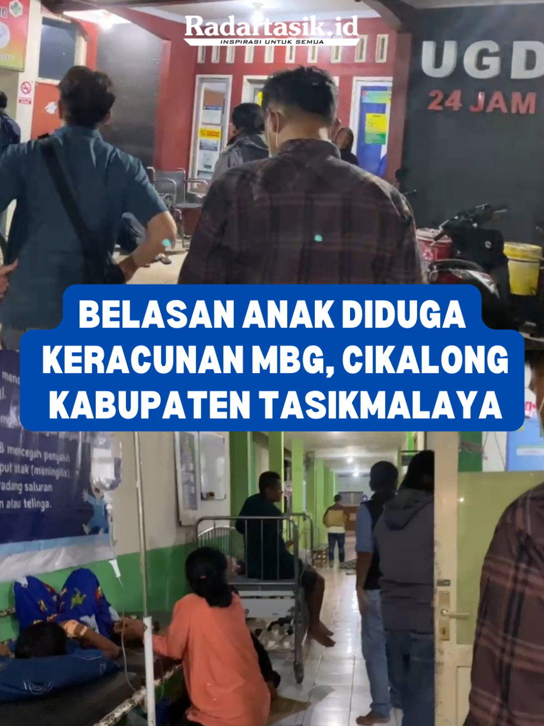 Belasan Anak Diduga Keracunan MBG Cikalong Kabupaten Tasikmalaya  Belasan siswa SD dan PAUD di Kecamatan Cikalong, Kabupaten Tasikmalaya, mengalami gejala keracunan usai menyantap makanan dari Program Makan Bergizi Gratis.  Menu yang disajikan saat itu berupa mie, ayam semur cincang, kerupuk pangsit, dan sawi hijau. Tak lama setelah makan, sejumlah anak mulai mual, muntah, hingga sakit perut. Hingga Jumat pagi, korban tercatat 15 siswa. Sebagian mendapat perawatan di puskesmas dan klinik swasta, sementara lainnya dipantau di rumah. Kepala Puskesmas menyebut penyebab pasti masih menunggu hasil uji laboratorium.  Kasus ini langsung mendapat perhatian Wakil Bupati Tasikmalaya, Asep Sopari Alayubi.  Ia menegaskan, kebersihan, higienitas, dan standar gizi harus jadi prioritas utama dalam program MBG. Sebagai langkah antisipasi, Pemkab membentuk Satgas MBG untuk mengawasi kualitas makanan hingga distribusinya, agar kejadian serupa tak lagi terulang. #mbg #keracunan #tasikmalaya #radartasikid #fyp 
