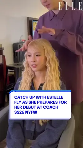 Catching up with Singaporean singer and actress @Estelle Fly in New York as she prepares for her debut @Coach SS26 runway moment. She opens up about her look for the evening-and gives us a sneak peek at her exciting new music projects. __ #ELLESINGAPORE #Coach #CoachSpring26 #estellefly #NYFW25 