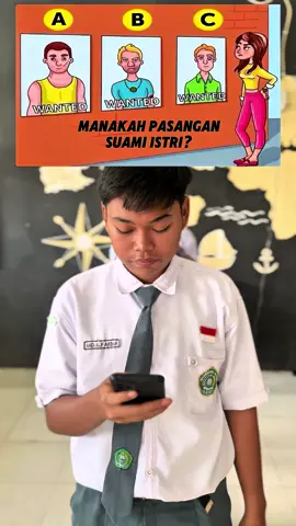 Manakah yang merupakan pasangan suami istri? #icebreaking #tebaktebakan #siswa #guru 