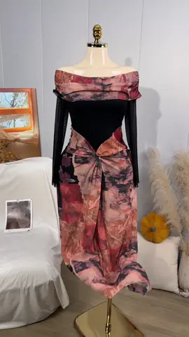 This women's elegant floral print dress is a long sleeve A-line maxi dress, ideal for casual summer fashion. It comes in multiple colors, offering a stylish choice for your wardrobe. #TikTokShopRestock #spotlightfinds #OOTD #fashion 