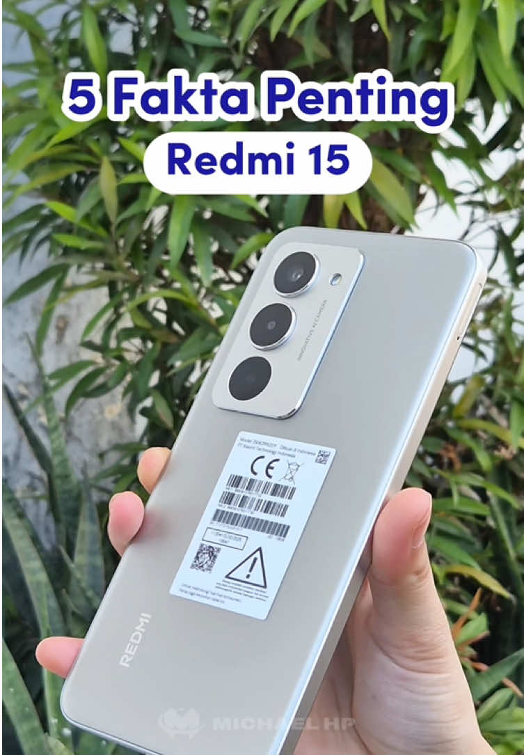 Ternyata Redmi 15 bukan cuma HP biasa,ini dia 5 Fakta pentingnya!!#redmi15 #rekomendasi #redmi #gadgetin #xybcafyp 