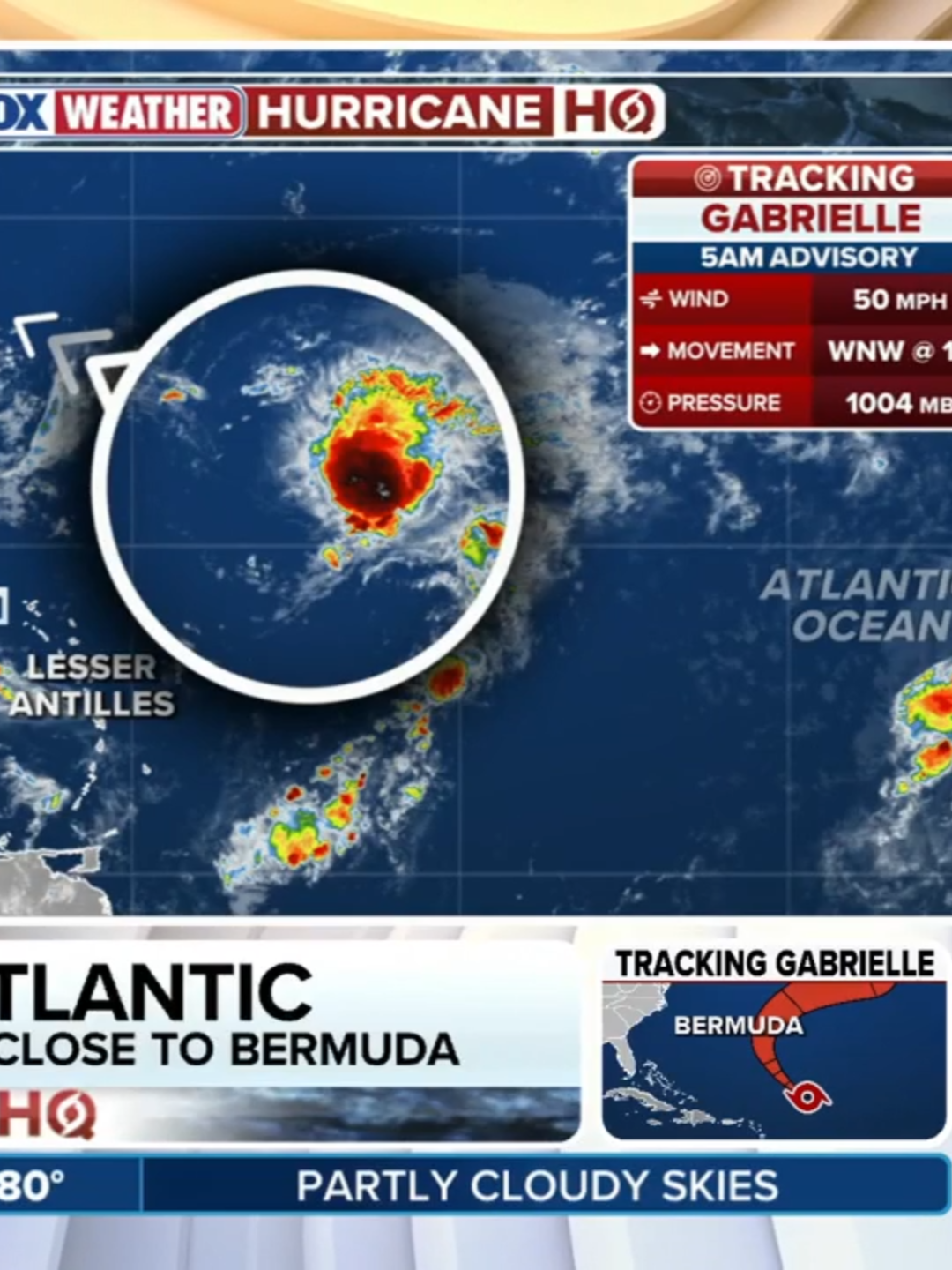 🌀HURRICANE HQ: Tropical Storm Gabrielle is expected to strengthen into the Atlantic's second hurricane of the season, that's despite conditions currently hostile for tropical development. Where the storm is headed. #hurricane #atlantic #tropicalstorm #bermuda