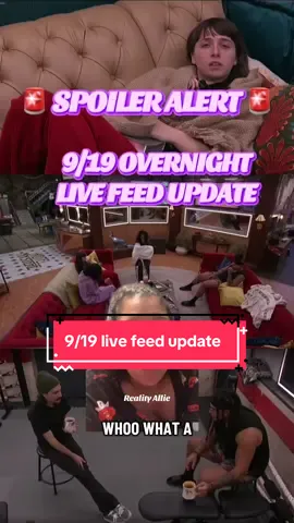 9/19 Big Brother Overnight Live Feed Update - yeah…. So…. Idk if I can take another week of this show 😂 #bb #bb27 #cbsbigbrother 