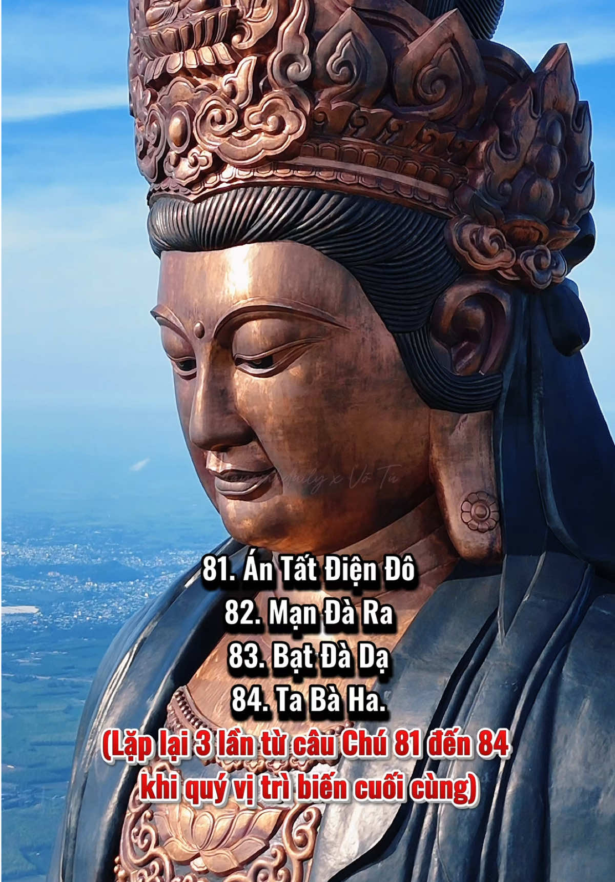 84 câu chú Đại Bi Đầy Đủ - Tượng Phật Bà Tây Bổ Đà Sơn – Tượng đồng cao nhất Châu Á trên đỉnh núi Bà Đen  | Tây Ninh #sunworldbadenmountain #chudaibi #reviewtayninh #phatgiaovietnam #tayninhdaily 