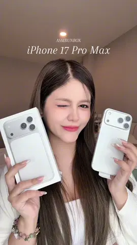 ASMR Unbox iPhone 17 Pro Max in Silver🤍 #iphone17promax 