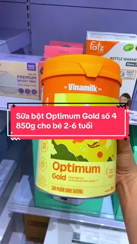 Sữa bột Optimum Gold số 4 850g cho bé 2-6 tuổi #concung #ongbachin #suabot #optimum 