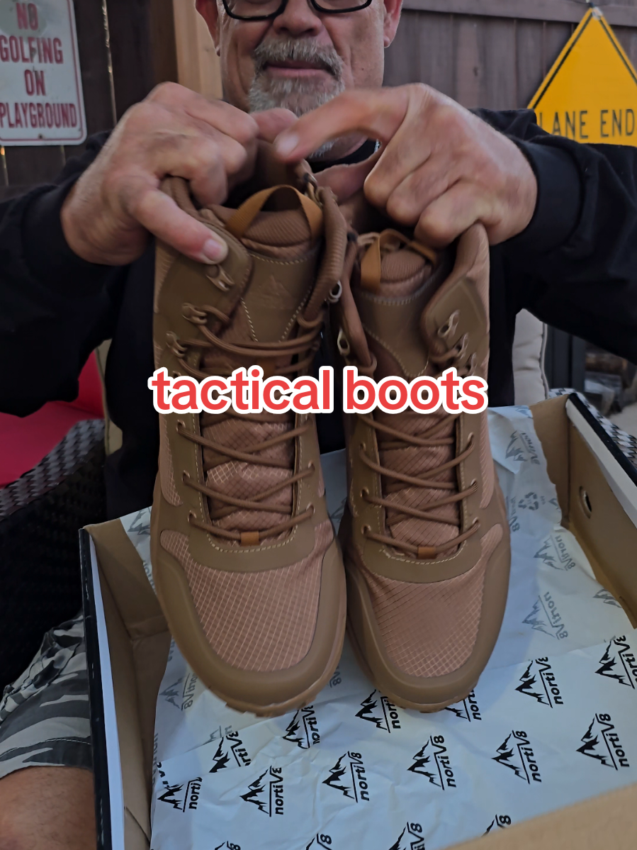wow I love these tactical boots. these boots are light weight, waterproof with zippers on the side to put them on with ease. #boots #tactical #tacticalgear #falldealsforyou #tiktokshopcreatorpicks 