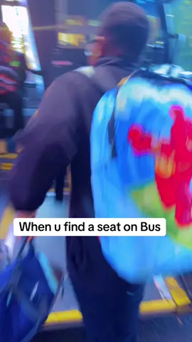 Nah my son feels obligated to all seat on NYC MTA buses #mtabus #backtoschool #nyc #relatable #poplipsneighborhood 