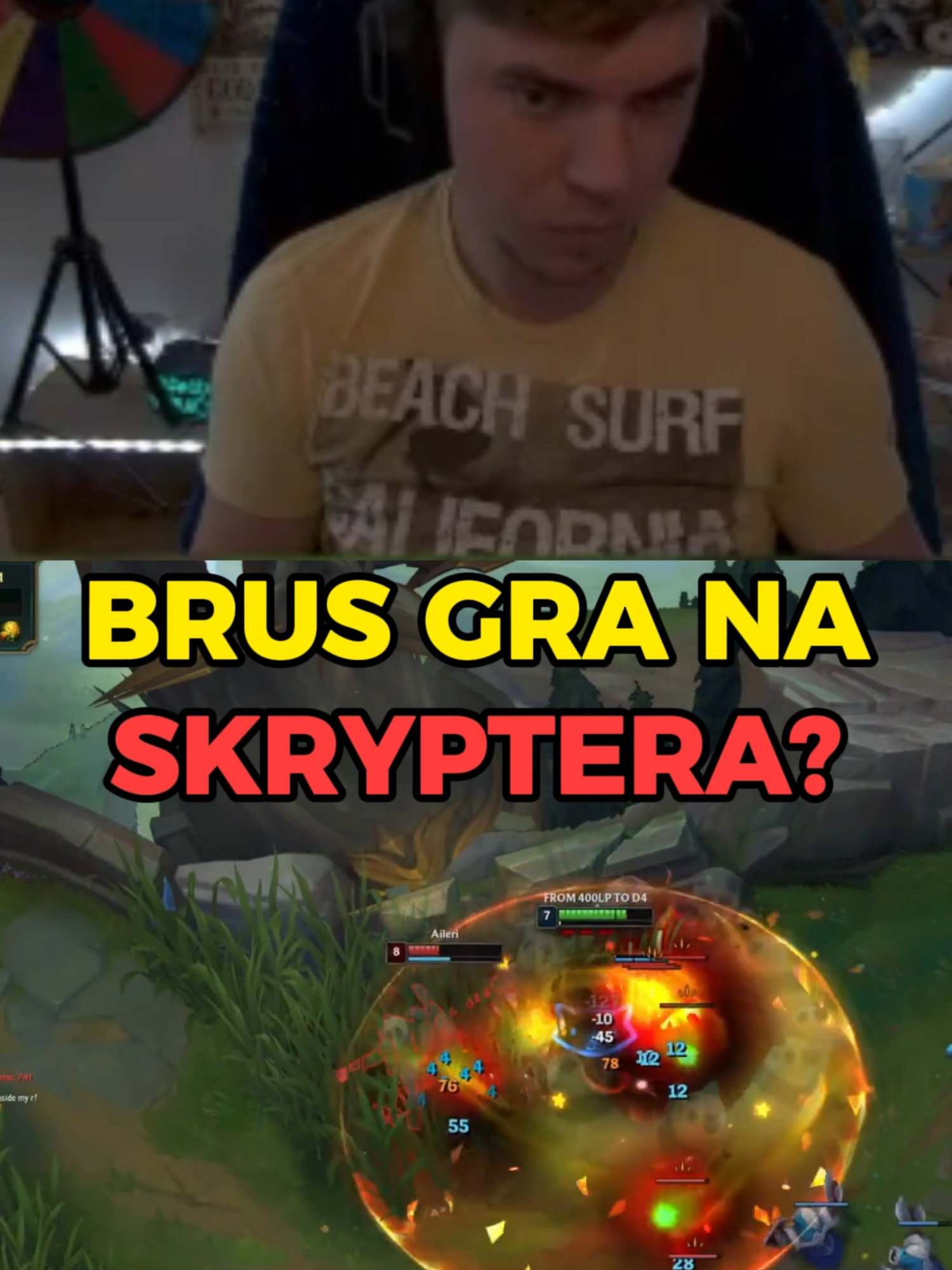 RANDOMBRUCE TRAFIŁ NA SKRYPTERA? #randombruce #randombrucetv #cheaterr #oszust  UWAŻASZ, ŻE TO SKRYPTER? Daj znać w komentarzu!  SPRAWDŹ CAŁY FILM! https://youtu.be/X-uPiAwEQYs  Zapraszam do subskrybowania i zostawienia lajka!   Linki do streamerów użytych w filmie https://www.twitch.tv/randombrucetv/   #shotytwitch  #leagueoflegends  #esportoweshoty  #klipylol  #shotylol  #xntentacion