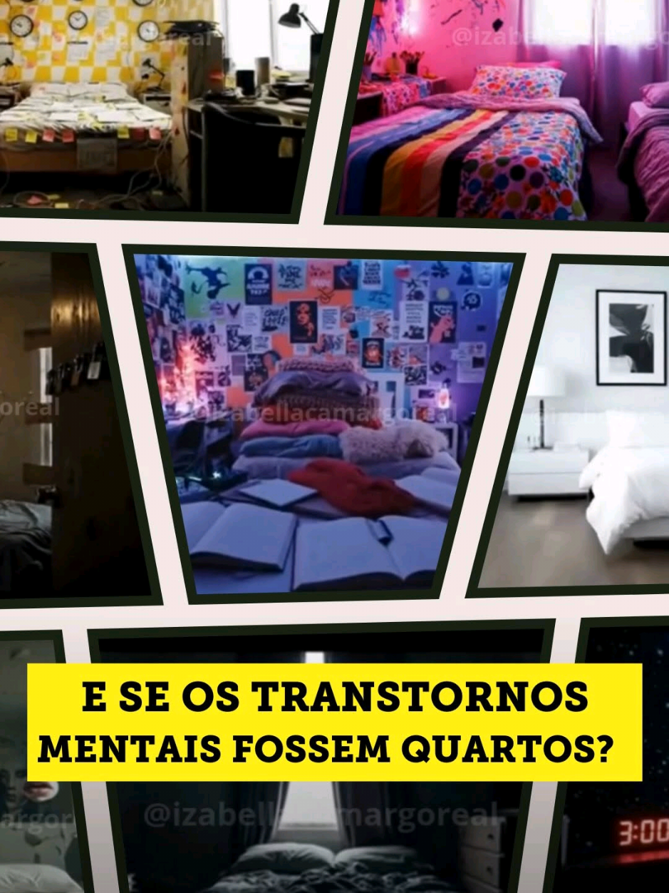 Você já pensou como seria morar dentro dos seus sentimentos? Uma IA viralizou ao recriar quartos inspirados em doenças mentais. Ansiedade, depressão…cada ambiente traduz em imagens aquilo que, tantas vezes, é invisível. E não é por acaso que tanta gente se identificou. Quando a dor não encontra palavras, o corpo dá sinais. Eu mesma só percebi isso quando o burnout me obrigou a desacelerar. Essas imagens nos lembram que a saúde mental precisa ser olhada de frente, reconhecida e cuidada, porque não dá para morar no sintoma, mas dá para transformar o ambiente interno. E você, que quarto não quer mais habitar? Créditos: @cataiportal  #SaudeMental #ProdutividadeSustentavel #EPIsDaSaúdeMental #Autocuidado #IzabellaCamargo