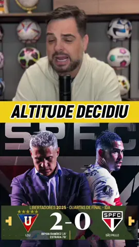 Notícias do futebol #saopaulo #libertadores #ldu #altitude 