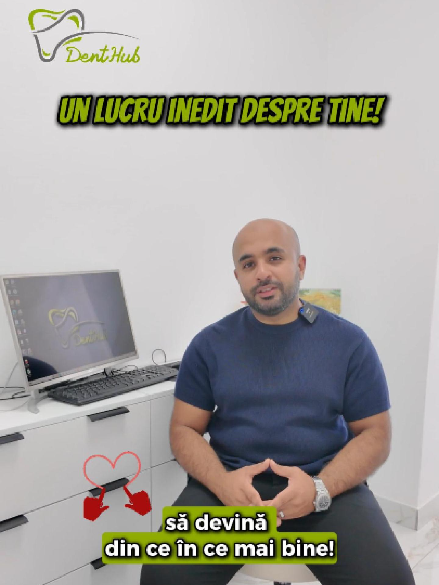 🌟 Lucruri inedite despre echipa DentHub Dincolo de halatul alb și aparatele din clinică, fiecare dintre noi are câte ceva special care ne definește 💙. 💬 „Îmi place să motivez oamenii din jurul meu și să îi ajut să devină cea mai bună versiune a lor.” 💬 „Sunt foarte emotivă și pun mult suflet în orice fac – fie că e o discuție cu un pacient sau cu un prieten.” 💬 „Îmi place să fac lucrurile bine, chiar dacă asta înseamnă să petrec mai mult timp și să sacrific uneori din timpul cu familia. Important e să rezolv problema pe loc și să nu amân.” Asta suntem noi – o echipă de oameni diferiți, dar uniți de aceeași dorință: să ajutăm pacienții să zâmbească din nou, cu încredere și bucurie. ✨ 📍 Strada Revoluției, nr. 168, Oțelu Roșu 📞 WhatsApp & Telefon: +40 773 840 455 🌐 dent-hub.eu #DentHub #EchipaDentHub #LucruriInedite #DincoloDeHalat #ZâmbeteCuÎncredere
