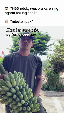 🍌: “kandani aku rasah digowo”