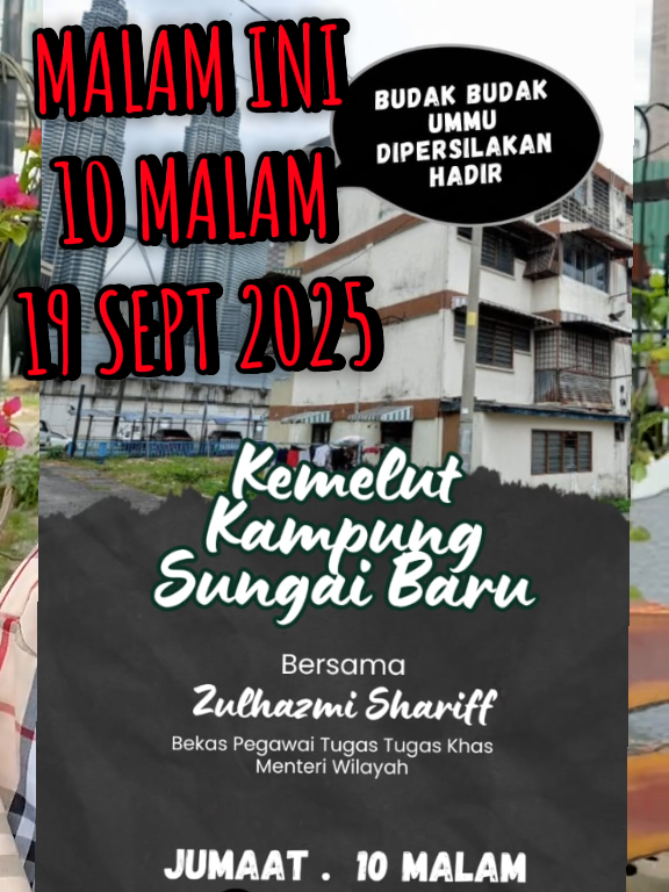 MALAM INI 19 SEPTEMBER 2025 JOM JOM JOM Bersama Tuan Zulhazmi Shariff Peguam Bekas pegawai tugas tugas khas menteri wilayah khalid samad 2018-2020 #kgsungaibaru #anwaribrahim #sara2025 #fyp