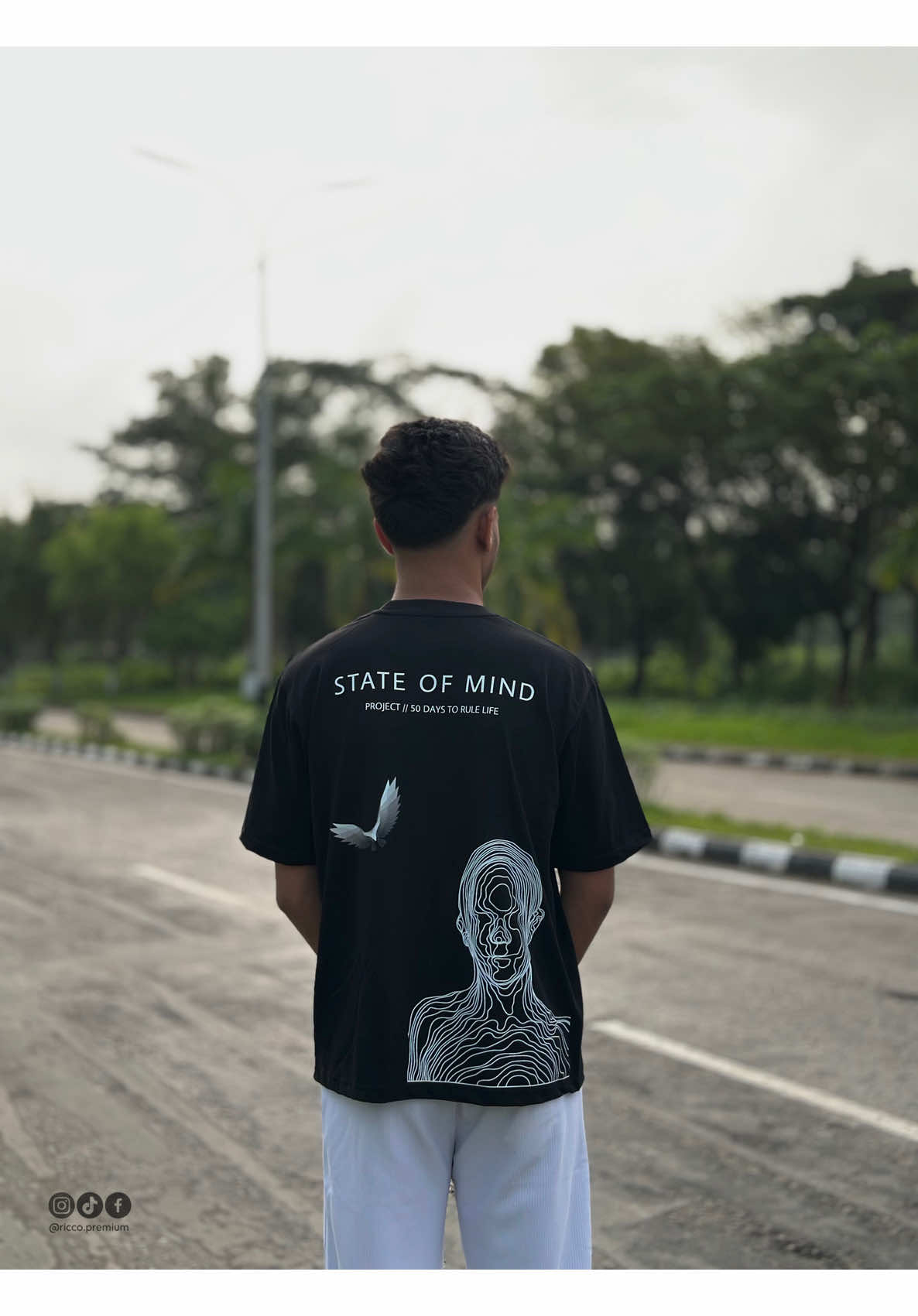 The Coolest T-shirt You May ever Seen 🤍 Grab Yours Before Stock Runs Out  Limited Editions* 🔥 Size:m,l,xl #riccopremium #streetwear #foryoupage #oversized #sylhet 
