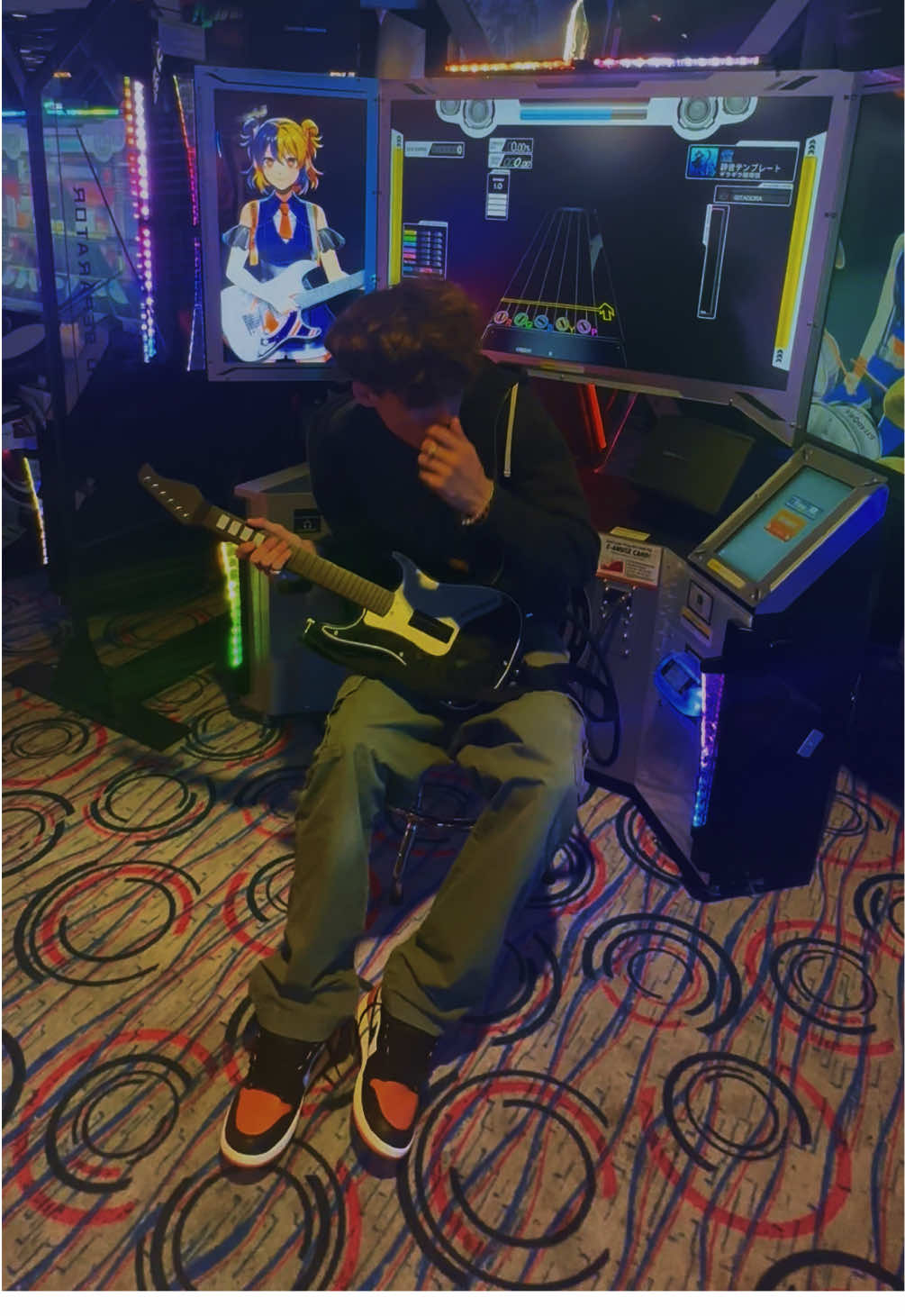 🎼🎸🥁#swag #fyp #fashiontiktok #arcadegames #night 