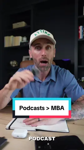 3 podcasts that taught me more than my MBA.  @Founders @The Money Guy Show @DiaryofaCEO  #podcast #podcastrecommendations #mba #financebro 