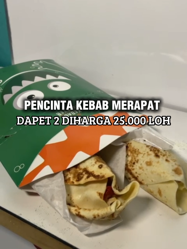 Pencintaa kebab harus nyoba ini mahh 😍 #winkofwinner #promomakangajian #kebabmonster #kebabviral #fyp 