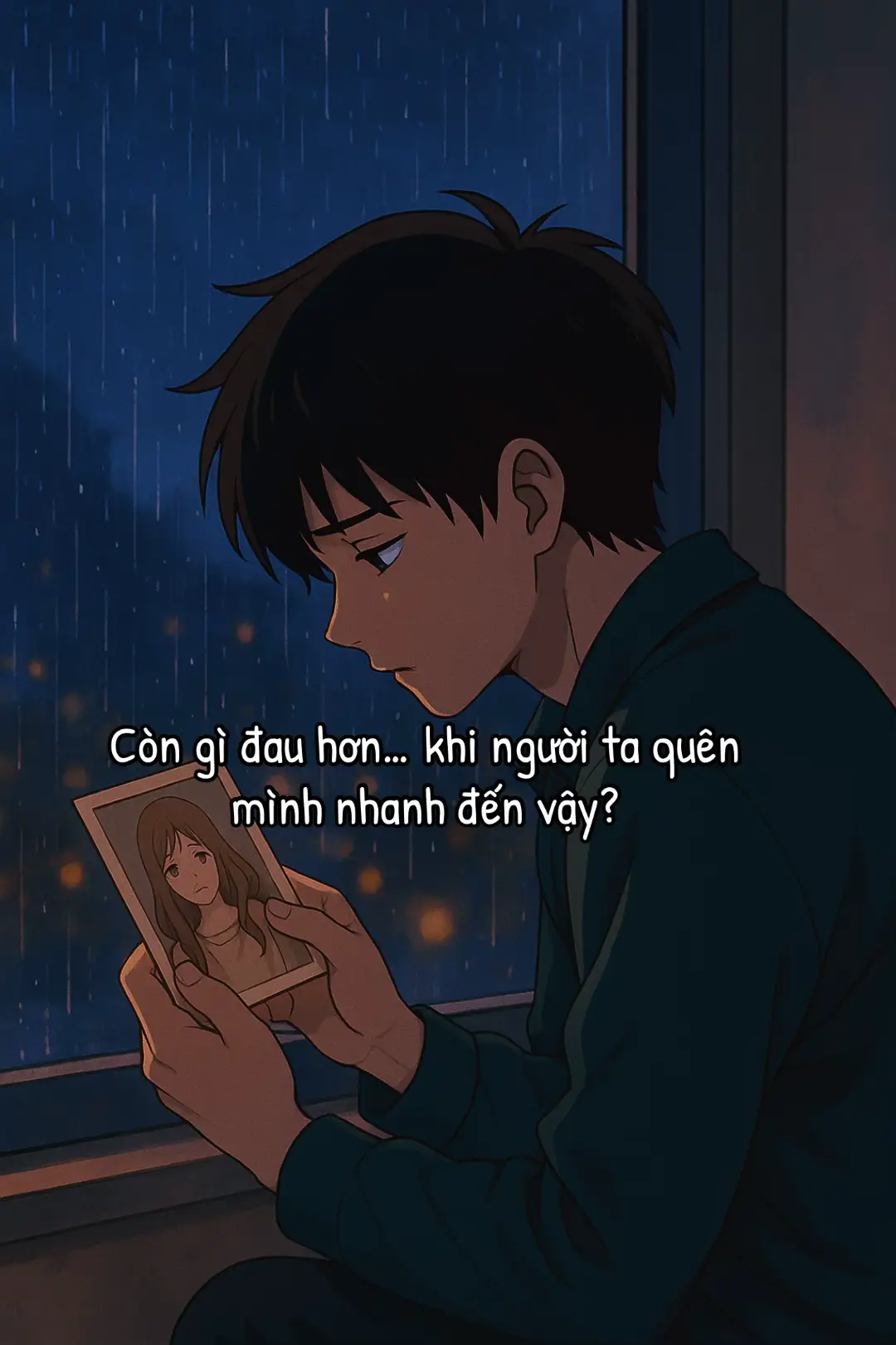 “Thất tình không đau bằng việc… thấy người ta quên mình nhanh đến vậy. 🖤” #fyp #foryou #tiktok #trambuon #suytâmtrạng 