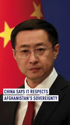 China says it respects Afghanistan's sovereignty Chinese foreign ministry spokesperson Lin Jian said that China respects Afghanistan's independence, sovereignty and territorial integrity, when asked about president Donald Trump's comments on the United States seeking to regain control of the Bagram air base in the South Asian nation. #mofa #china #afghanistan