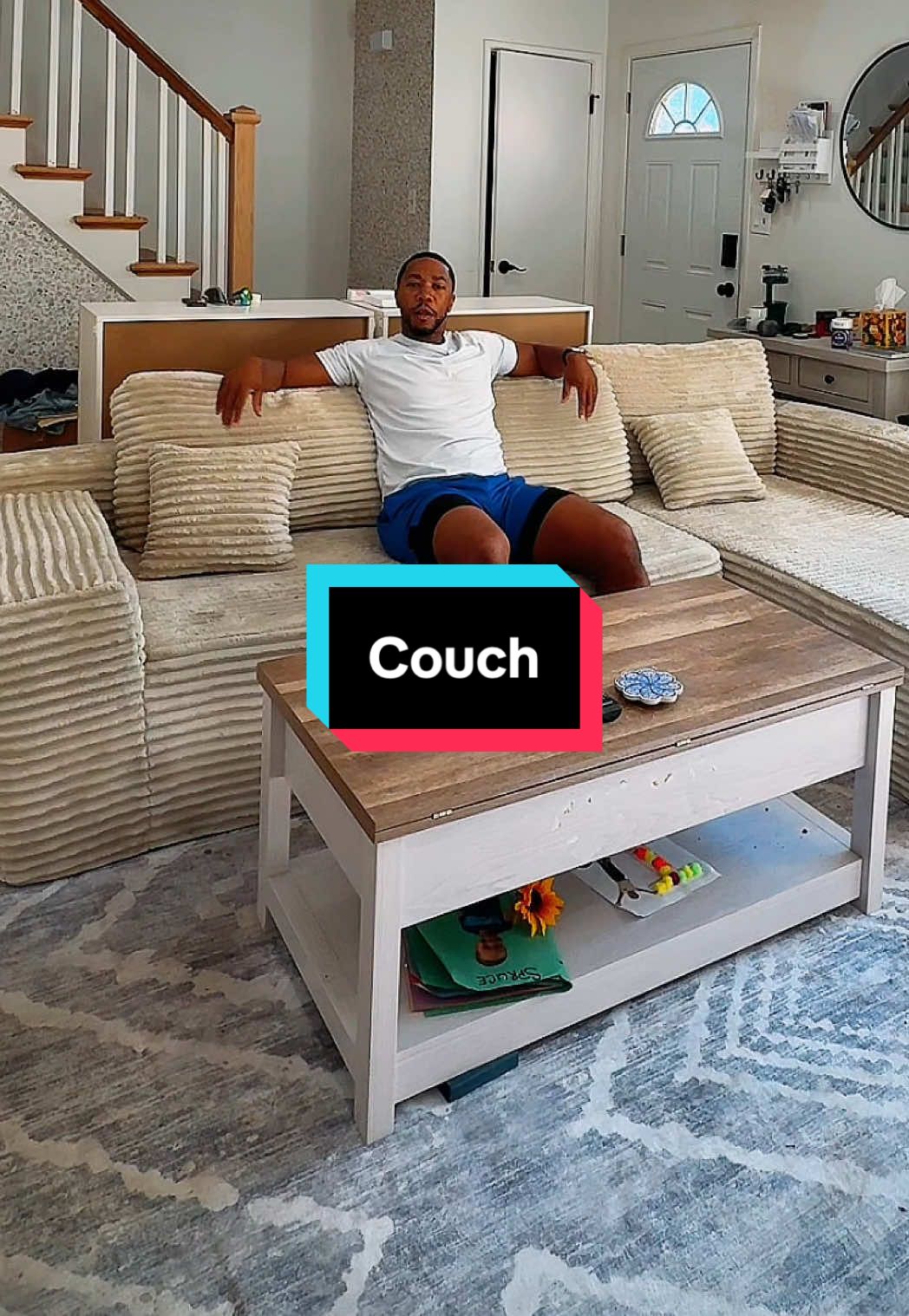 Absolutely love this l shaped couch couch #ovios #superbrandclub #viralontiktok #tiktokshopblackfriday #tiktokshopcybermonday 