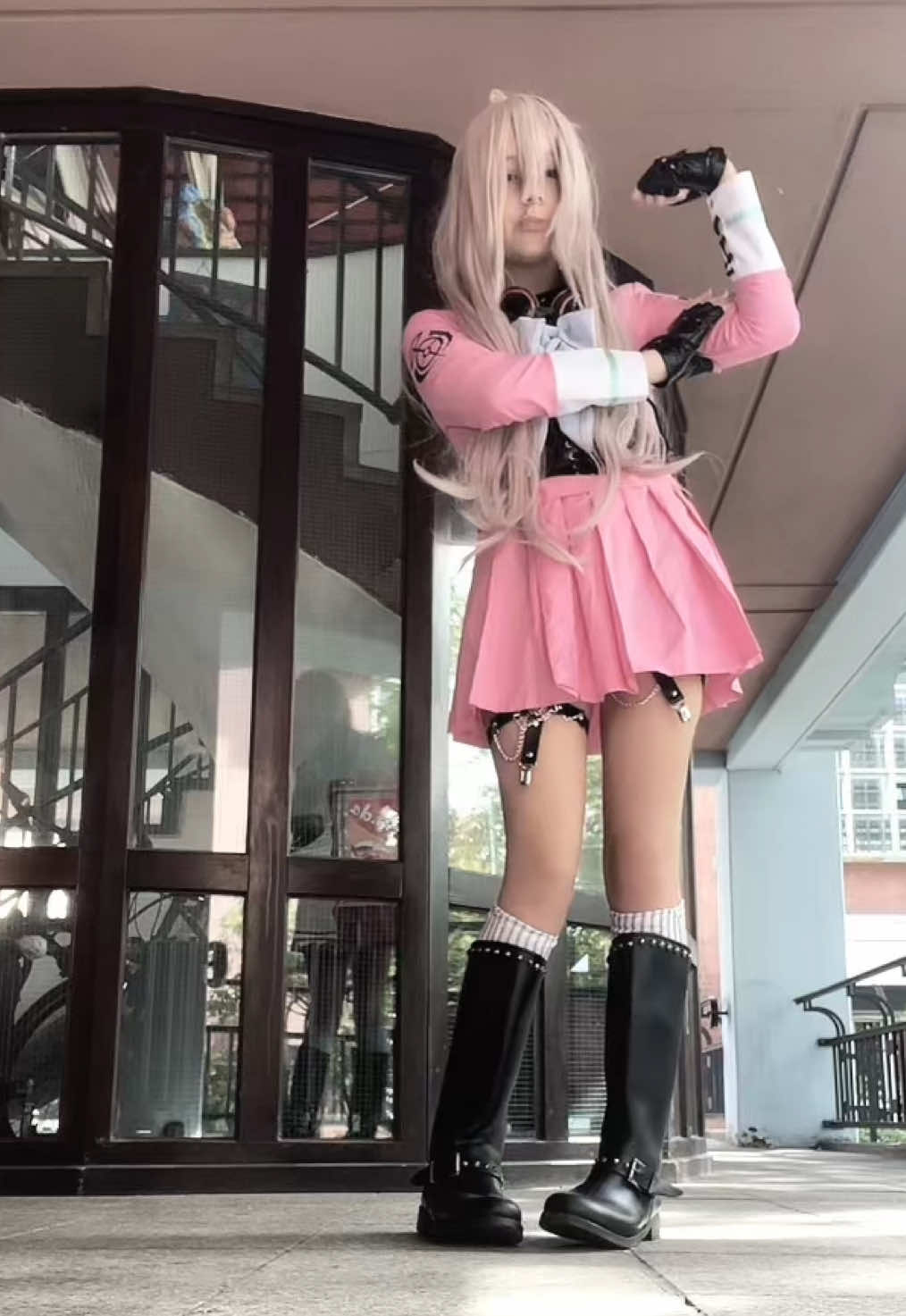 can i stop flopping pls #miuiruma #miuirumacosplay #danganronpa #drv3 #cosplayer 