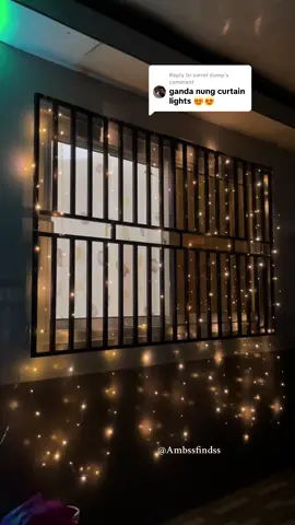 Replying to @sorrel dump trueee✨ #curtainlight #curtainlights #christmaslight 