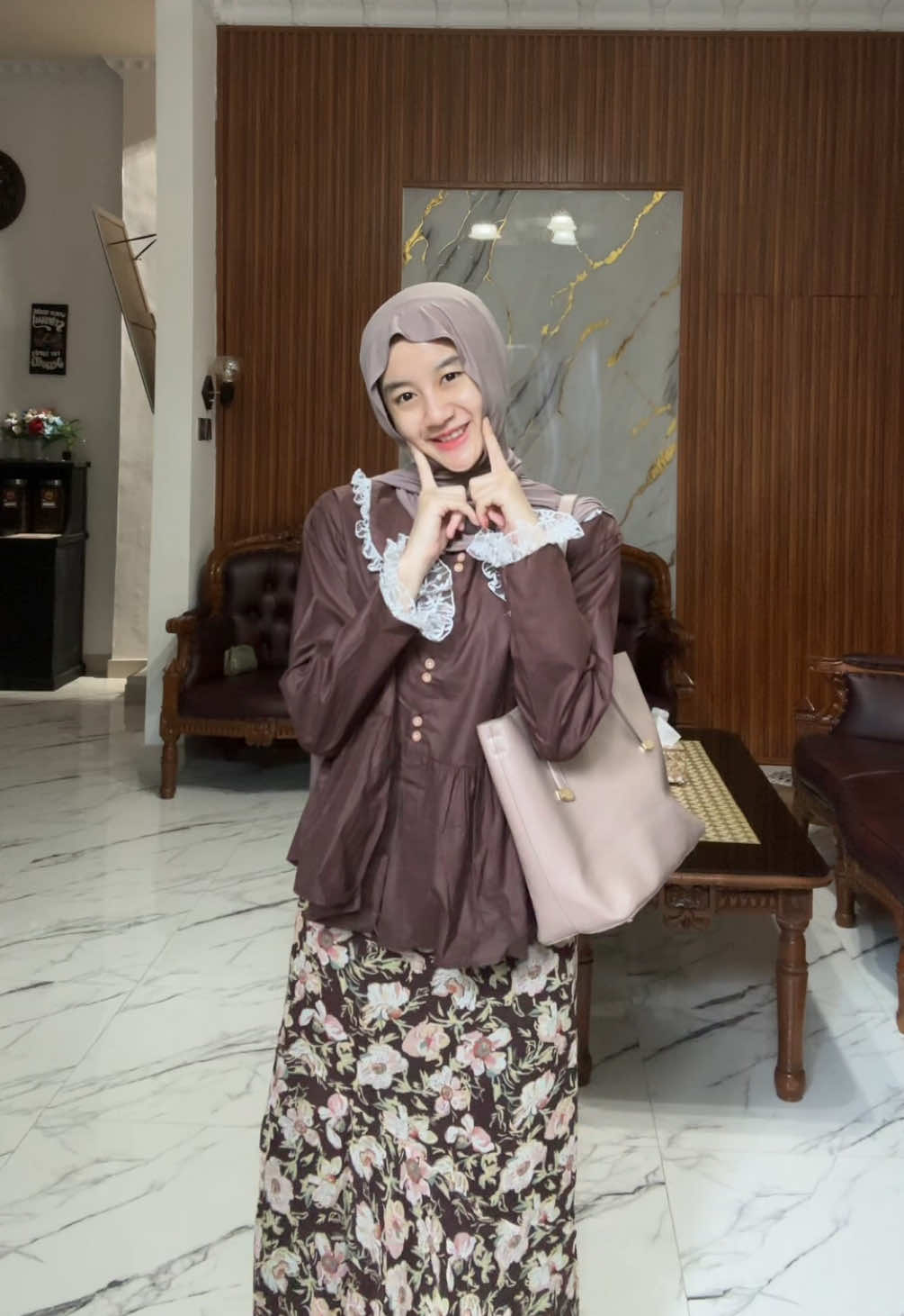 #fitcheck w/ cutesy blouse 🤎