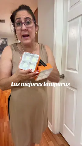 Lámparas recargables solares #tiktokshop #telorecomiendo #lamparasolar 