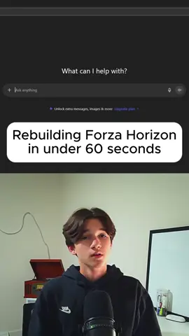 rebuilding Forza horizon in just 60 seconds #ai #coding #vibecoding #nocode 