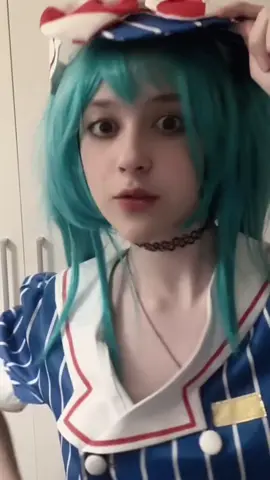 All these girlies call me SEM-PAI as HATSUNE MIKU WUHAHAHAH  ##hatsunemiku##cosplay##vocaloid##trend##fyp