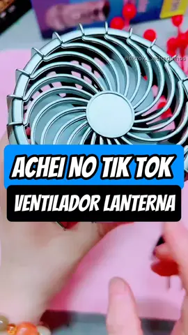 Olha só esse Ventilador Lanterna #ventilador #lanterna #acampamento #praticidade 