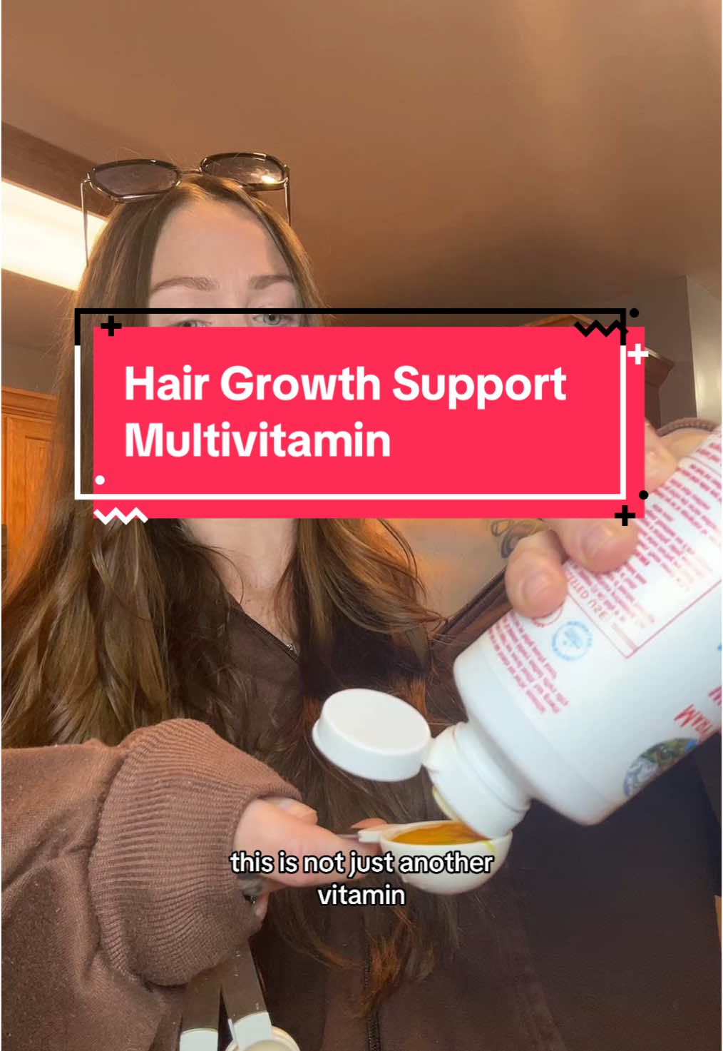 glow up in a bottle 💖 it’s liquid so your body actually soaks it up & i notice a huge difference in my energy as well as my hair when i take this consistently. #womensvitamins #hairgrowth #dailywellness #liquidvitamins #maryruths #healthyhair #tiktokshoprestock #healthyhair #hairgoals 