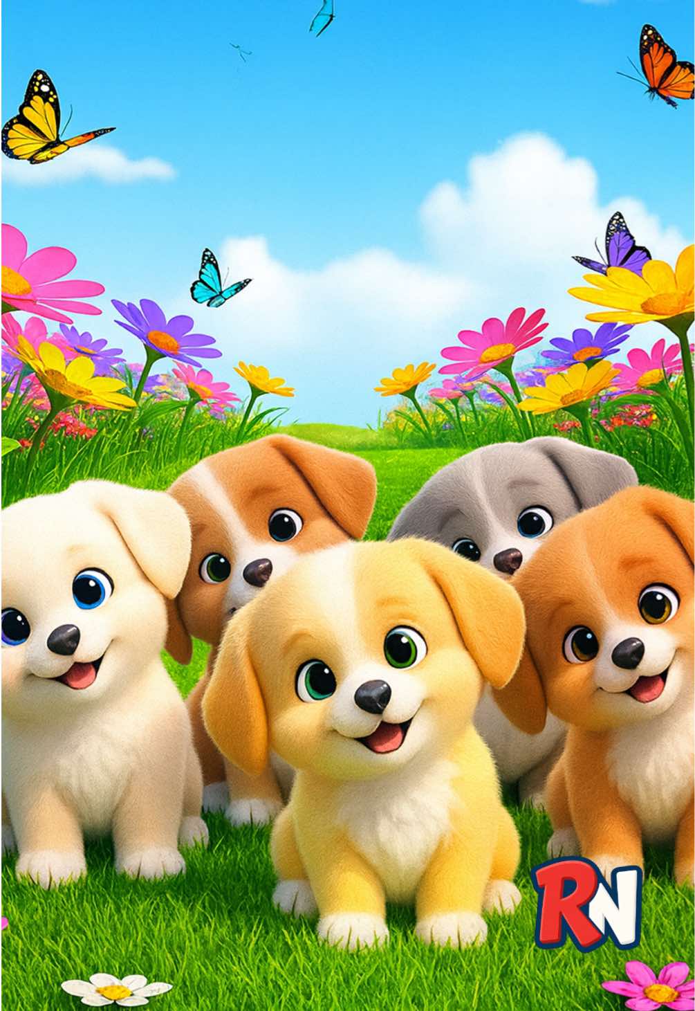 Baila con los ADORABLES perritos 🥰🐶 #tiktokkids #cancionesinfantiles #musicainfantil #adorable #divertido 