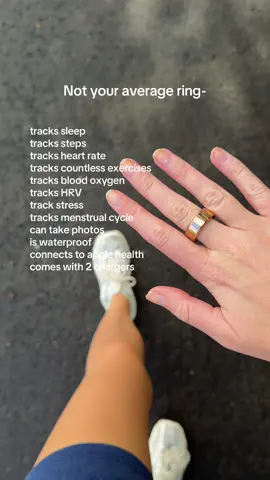Not your average smart ring-  #smartring #ring #waterproof #workoutring #health 