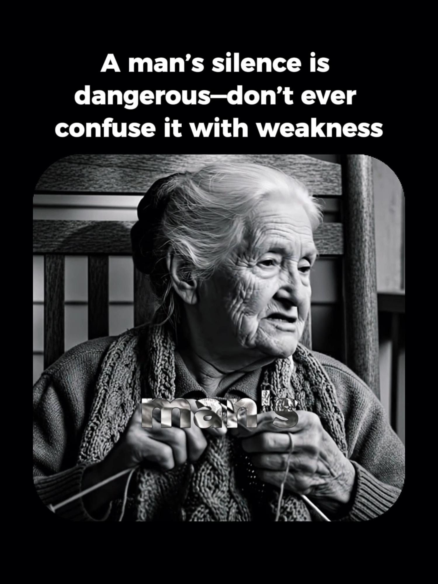A man’s silence is dangerous—don’t ever confuse it with weakness. #Relationship #relatioshipadvice #relationshipgoals #highqualitycontent
