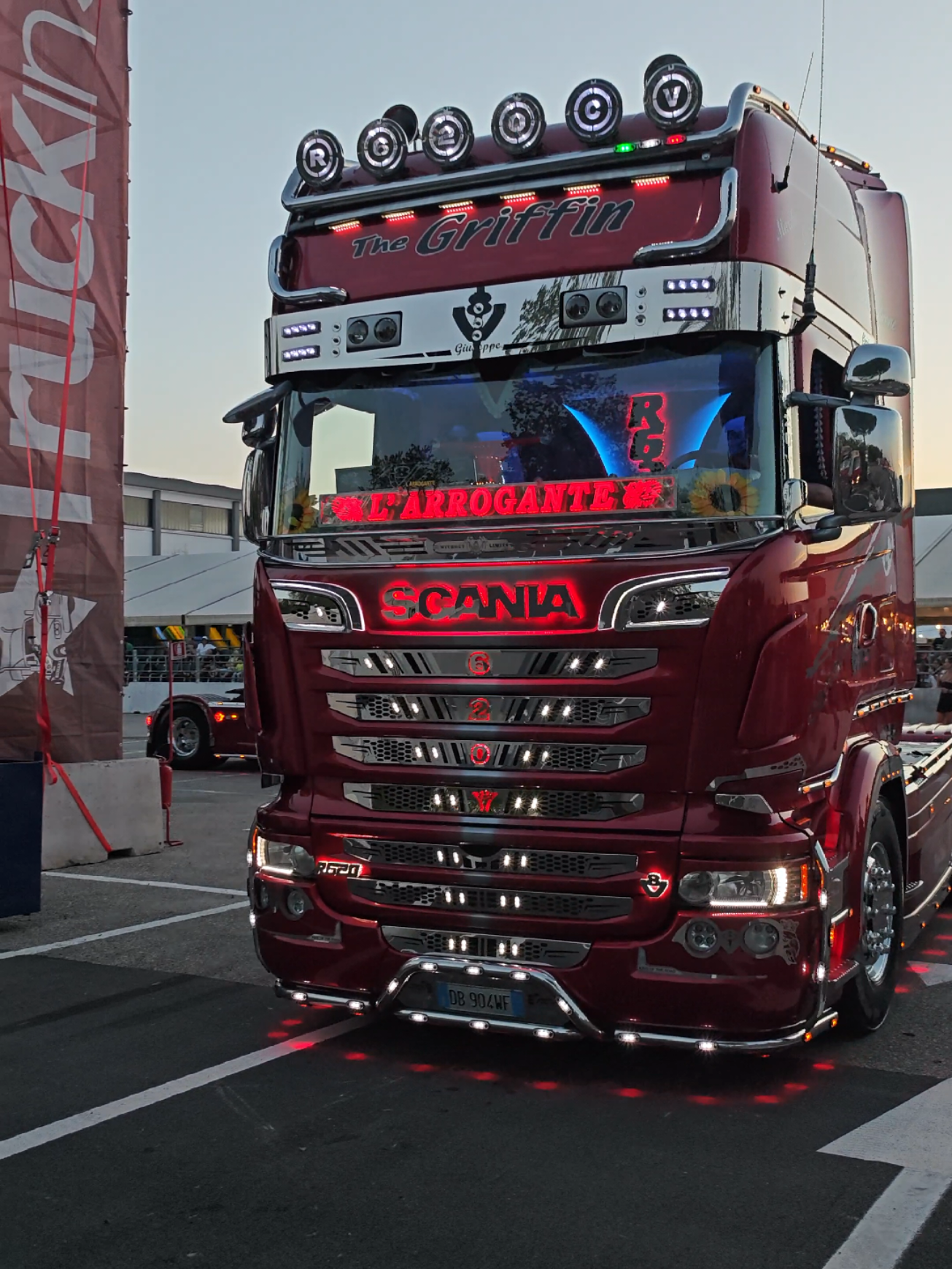 Entrata Team Iudicone Al Truck In Sud 2025 🏆 #trucks #scania #scaniav8 #viralvideos #scaniavabis 