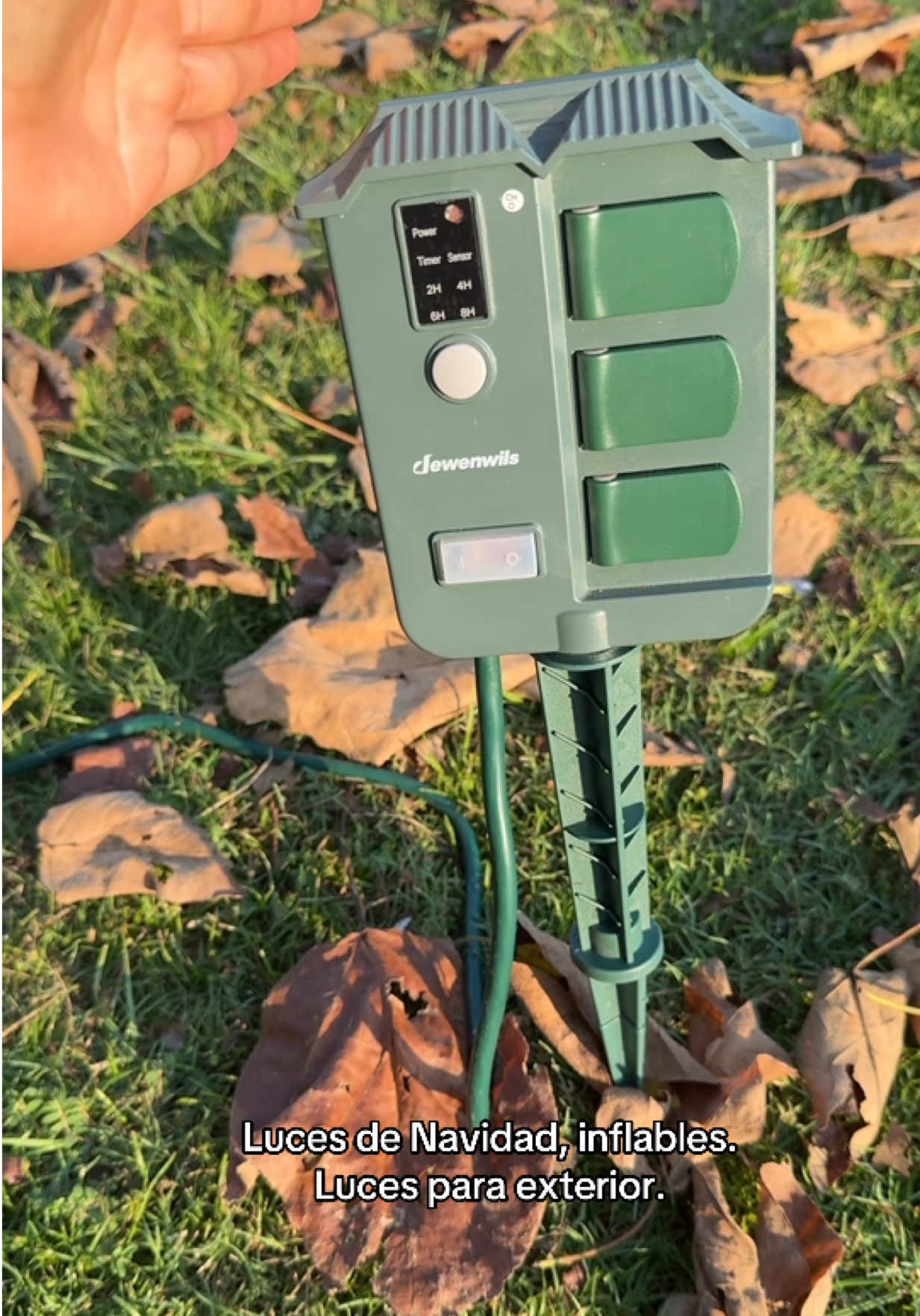 Descuento en la conexión de exterior para inflables, luces navideñas, multifuncional para tus dispositivos #outdoorpowerbank #powerstaketimer #tiktokshopcreatorpicks #tiktokshoprestock 
