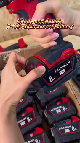 Replacement M18 battery 🔋 Cheap and durable!!!!#m18 #milwaukee #milwaukeetools #milwaukeebattery #replacementbattery