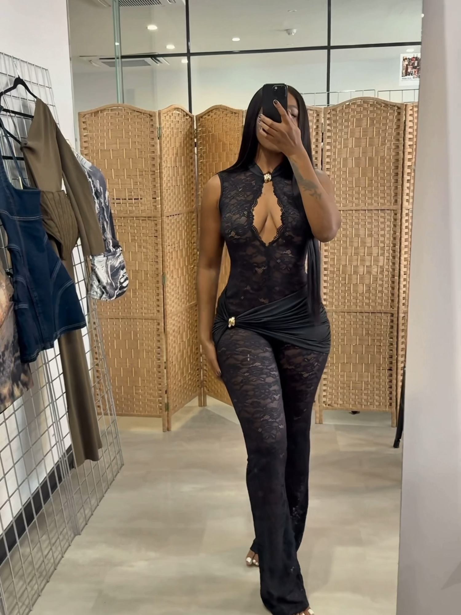 You loved our Onyx Dress so our design team went back to the drawing board and returned with her hot new sister. Meet the Onyx Jumpsuit. Same energy, new silhouette, launches on 22.09.25 🔥🖤 #sneakpeak #itgirls #jumpsuit #reaction #teamreacts