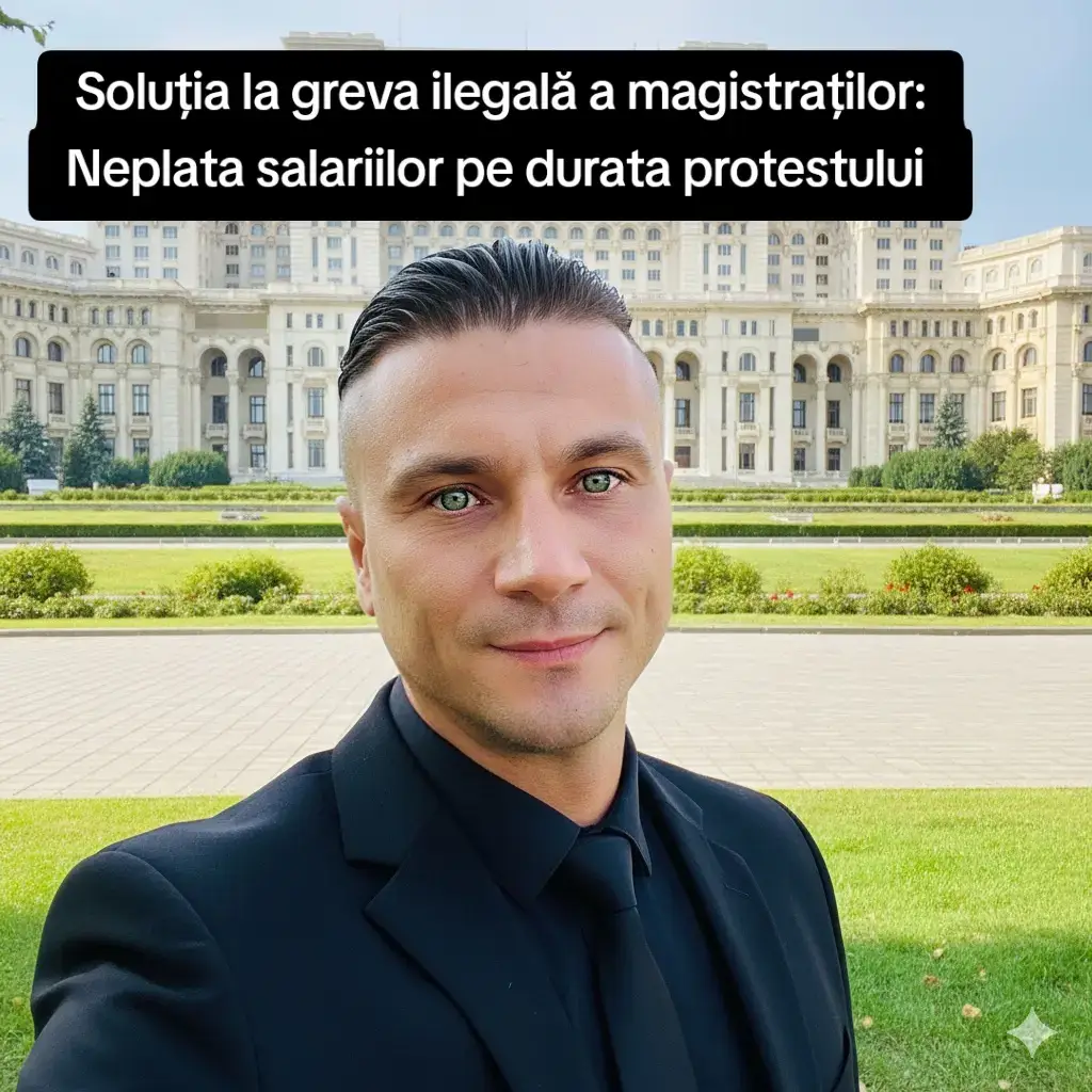 Soluția la greva ilegală a magistraților: Neplata salariilor pe durata protestului @Stegarul dac #miscareadestul #avocatcoltuc #euiesinstrada #destul @Avocat Coltuc 