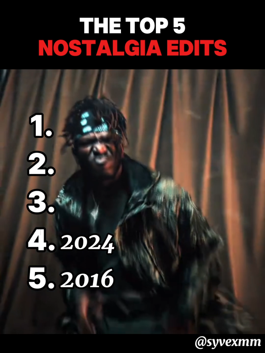 THE TOP 5 NOSTALGIA EDITS 🔥 #top5 #nostalgia #nostalgic #nostalgiaedit #2024 