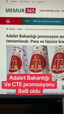 Adalet bakanlığı ve ceza tevkif evleri Genel müdürlüğü personellerinin maaş promosyonu belli oldu. Detaylar memur 365.com’da