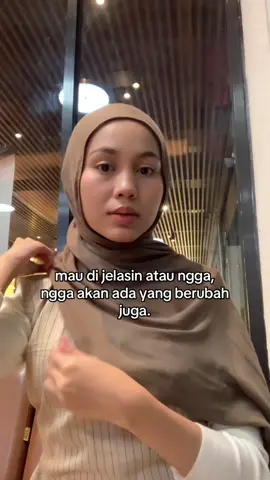 biar perasaan nya aja yang berubah