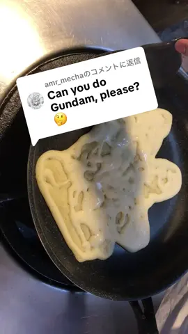 @amr_mechaに返信 #gundam #pancakeart #ガンダム #パンケーキアート 逆襲のシャアは熱いよね。ギラドーガ好き。