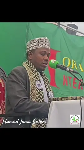 Hamad Juma Salum  From Zanzibar  Participant in the Champs of Champs category  IQRA International Qur'aan Recital Award Finals 2025 Masjidul Mubarak, Belhar, Cape Town #quranrecitation 
