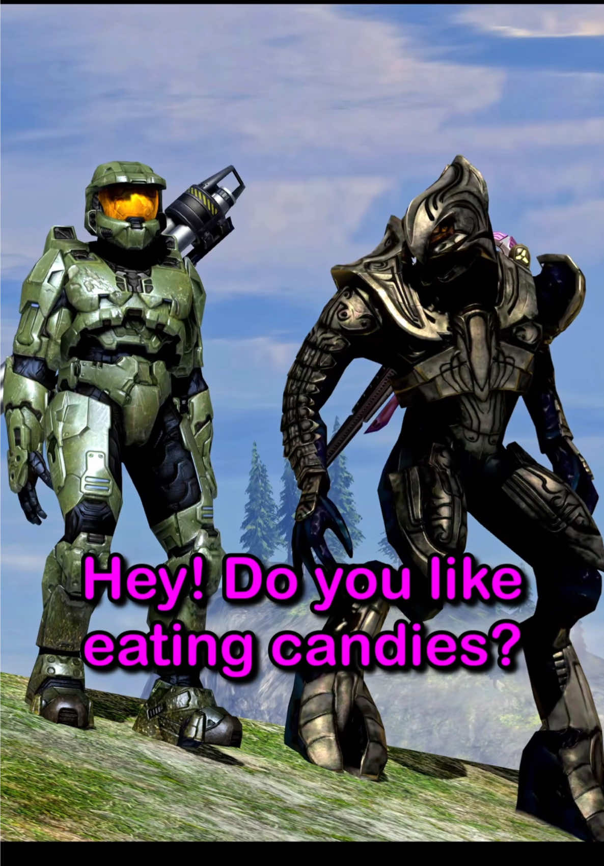 Do you like eating Candies? #Halo #memes #masterchief 